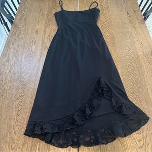 Vintage Cache A-Line Knee Length Dress Lace Hem Size S